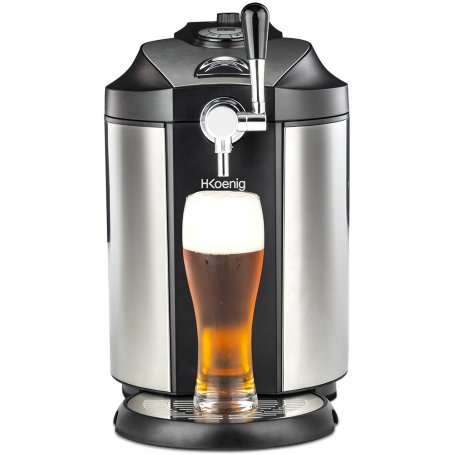 Tirador de cerveza compatible con todos los barriles 65W 5L HKoenig BW1890