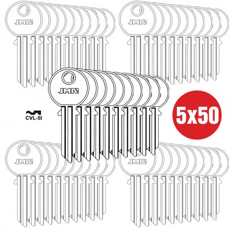 Llave serreta grupo a mod CVL-5I 5 cajas de 50 unidades JMA