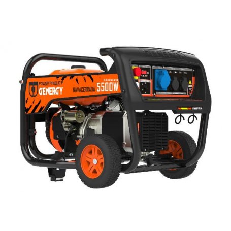 Generador gasolina Genergy Navacerrada 5500W 230V arranque eléctrico