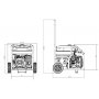 Generador eléctrico Mulhacén ATS 7000W 230V arranque manual-eléctrico-automático