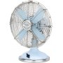 Ventilador en metal diseño retro JOE50 azul 33W 25cm 3 velocidades 4 aspas H.Koenig