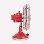Ventilador en metal diseño retro JOE50 rojo 33W 25cm 3 velocidades 4 aspas H.Koenig