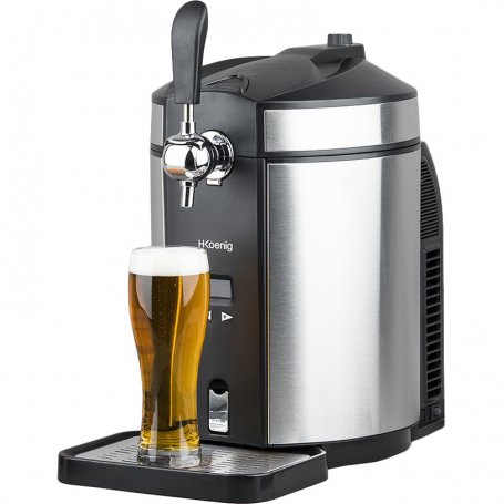 Tirador de cerveza compatible con todos los barriles 65W 5 litros H.Koenig BW1880