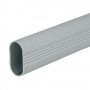 Barra armario aluminio color plata 15x30mm 2,95mt Monllor