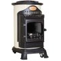 Estufa portátil de gas con llama real 3,4kW Provence crema FireSide