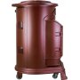 Estufa portátil de gas con llama real 3,4kW Provence roja FireSide