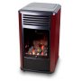 Estufa de gas portátil 3.4Kw llama real Manhattan roja FireSide