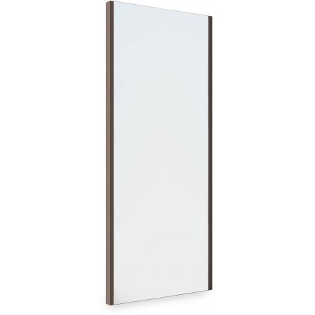 Espejo extraíble para interior de armario orientable 340x1000mm moka Emuca