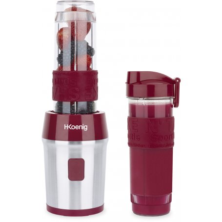 Batidora de vaso portátil 300W 570ml H.Koenig SMOO10