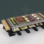 Raclette 8 personas 2 en 1 plancha con piedra natural 1400W. H.Koenig RP328