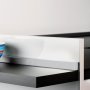 Copete rectangular para cocina con accesorios 4,7m plástico anodizado satinado Emuca