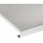 Protector fondo mueble cocina M80 768x580mm espesor 16 mm aluminio Emuca