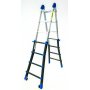 Escalera telescópica de aluminio MULTI 4+4 Plabell