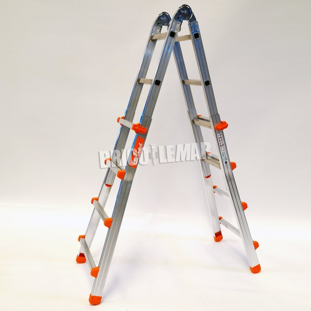 ▷ Comprar Escalera telescópica de aluminio Proline Ligera 4+4 Plabell