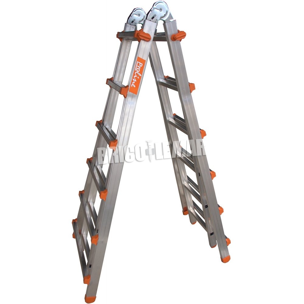 ▷ Comprar Escalera telescópica de aluminio Proline Ligera 6+6 Plabell