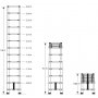 Escalera telescópica TELESPEL 13 peldaños Plabell