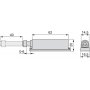 Cierre push para puertas plástico gris 10 unidades Emuca