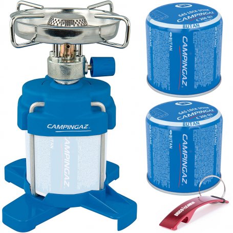 Kit cocina Bleuet 206 Plus + 2 cartuchos de gas butano/propano C206 GLS Campingaz