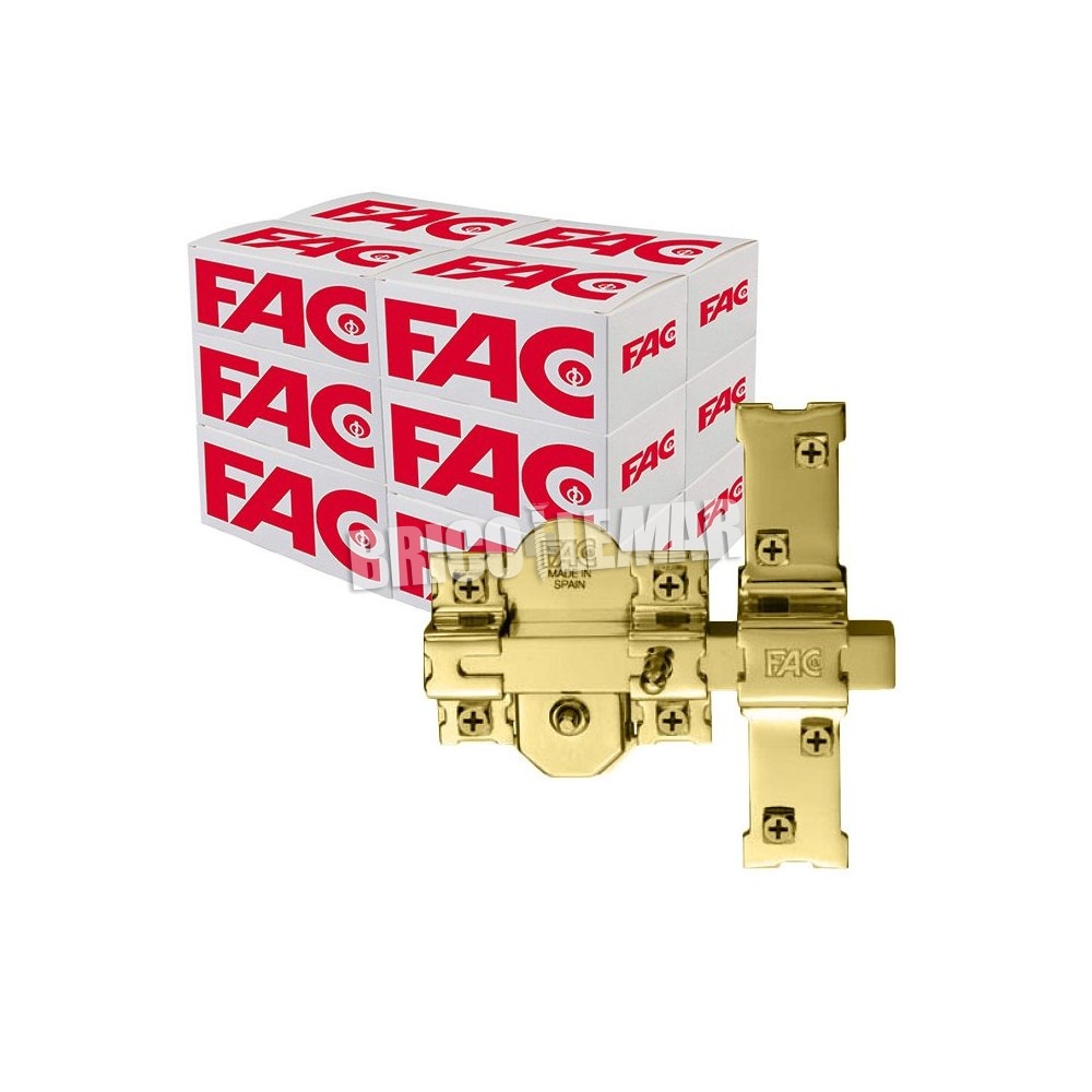 ▷ Comprar Cerrojo Fac 301-RP/80 70mm dorado caja de 12 unidades