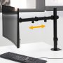 Soporte de monitor de 13” a 32” para mesa inclinable y giratorio hasta 8kg Emuca