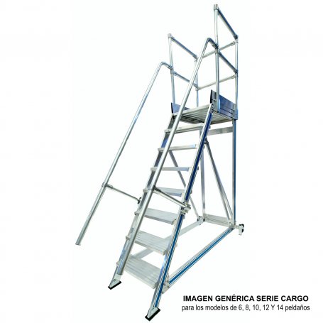 Escalera almacén Cargo 10 peldaños Plabell CARGO10