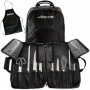 Mochila porta cuchillos + utensilios de cocina y cuchillos Riviera Blanc Arcos