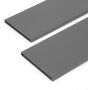 Juego de separadores de cajones ajustables 600mm aluminio gris antracita Emuca
