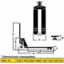 Transpaleta Ayerbe 1800-PL horquilla 1800x540mm 2000Kg