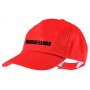 Gorra de algodón económica roja Bricolemar