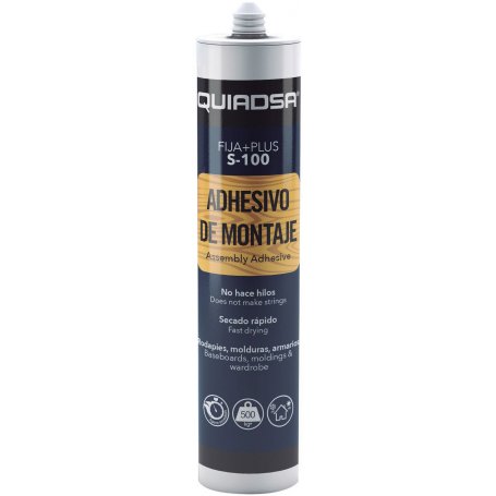 Adhesivo de montaje FIJA+PLUS S-100 300ml Quiadsa