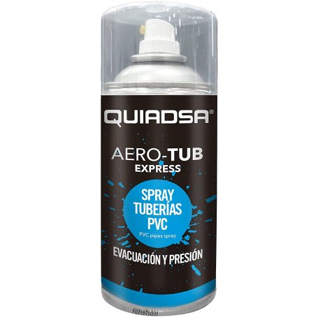 Adhesivo para tuberias de PVC en spray Aero-Tub Express 250ml Quiadsa