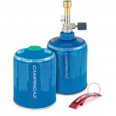 Pack de mechero de laboratorio Labogaz 470 + 2 cartuchos de gas CV 470 Campingaz