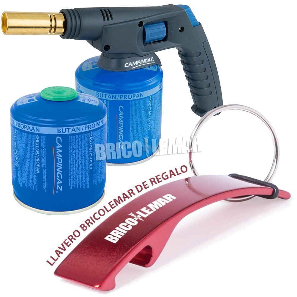 Soldador para Fontanero Profesional Campingaz - Bricolemar, con 2 Cartuchos  Compatibles CV300 