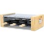 Raclette de madera y piedra natural 900W para 6 personas H.Koenig WOD6