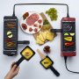 Raclette 2 personas 2 en 1 grill roja antiadherente 400W Wëasy TAK12