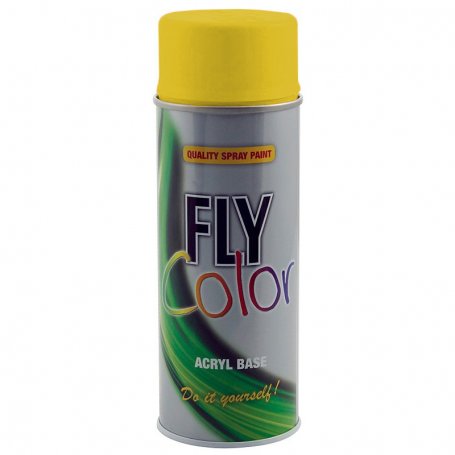 Pintura fly ral en spray 1023 brillo amarillo trafico (bote 400ml) motip