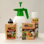 Kit pulverizador a presión 2L + Insecticida Natural spray 500ml + Fungicida Biológico 6x15g + Fertilizante líquido 500ml