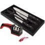 Set de cocina 4 piezas serie Maitre + afilador cuchillos con mango Arcos