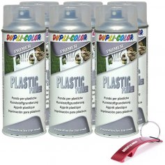 Pintura professional en spray Primer plásticos 6 botes de 400ml motip