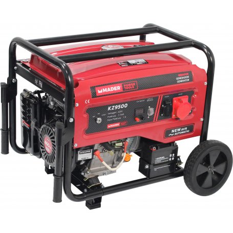 Generador trifásico 8.0Kva con ruedas Mader