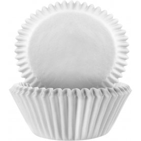 Cápsulas para repostería blancas Ø7,5cm 100 unidades Ibili