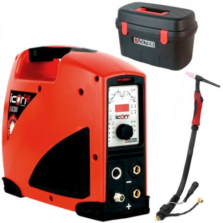 Kit equipo TIG Solter ICONTIG 1990 HF PULSE + antorcha TIG SR-17 4m + maleta XL