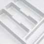 Cubertero Optima para cajón de cocina Vertex/Concept 500 módulo 1000mm tablero 16mm blanco Emuca