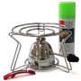 Pack quemador a gas graduable gourmet + soporte + gas butano azul 200ml Ibili