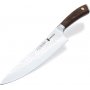 Cuchillo cocinero 20cm acero inoxidable mango madera de Pakka forjado martillado 3 Claveles