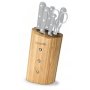 Taco de madera de fresno Ash para juego de cuchillos de cocina 3 Claveles