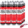 Masilla refractaria BRIK-CEN CA-1500 Quiadsa caja de 12 cartuchos de 300ml gris