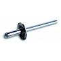 Remache tubular aluminio cabeza ancha 4X8 (Caja 500 unidades) Damesa