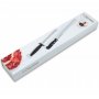 Cuchillo jamonero y chaira + cubre jamon 3 claveles