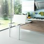 Guías para mesa extensible Party para cocina o hogar aluminio anodizado inox Emuca